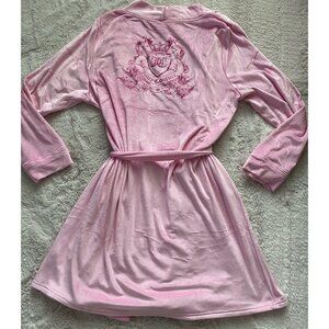 Juicy Couture In Juicy We Trust Horses Logo Darling Pink Sz L/XL Super Soft NEW